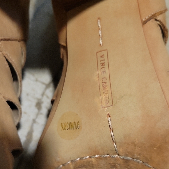 Vince Camuto Tan Strappy Sandals - Picture 10 of 10